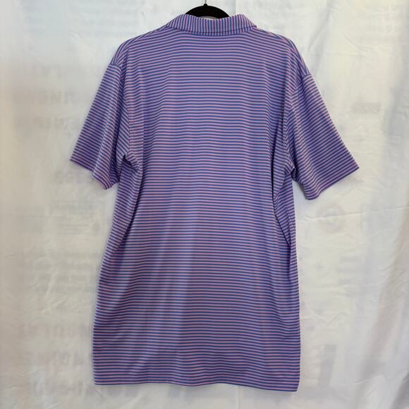 Holderness & Borne Tailored Fit Polo Mens Large Stripe Champions Retreat Golf - Picture 8 of 9